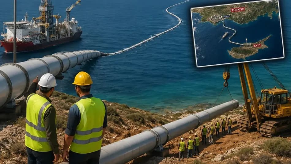 Türkiye ile KKTC Arasında 97 Kilometrelik Doğal Gaz Boru Hattı Planlanıyor