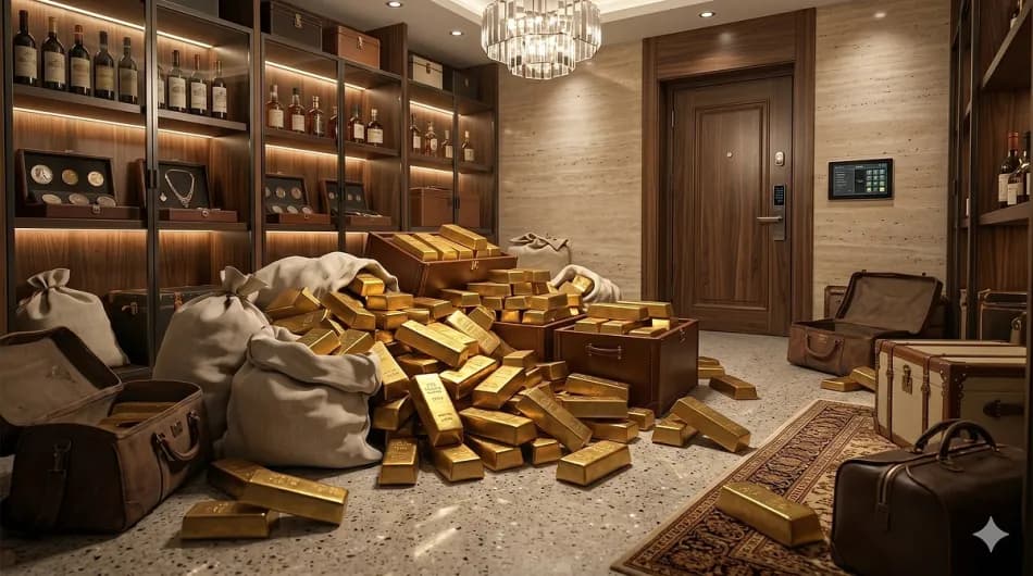 BirGün'ün haberine göre Bakırköy'de bir evde 350 kilo altın ele geçirildi