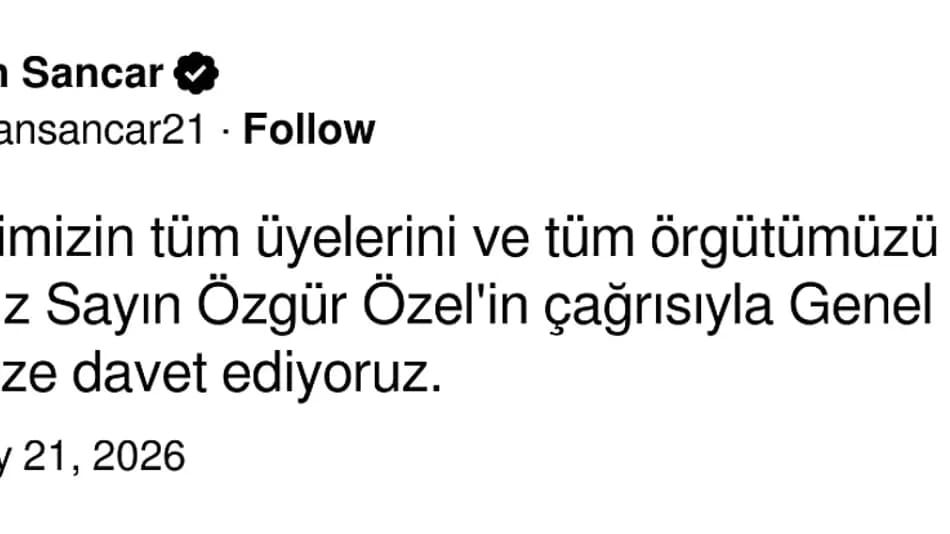 CHP’den mutlak butlan kararı sonrası genel merkeze çağrı