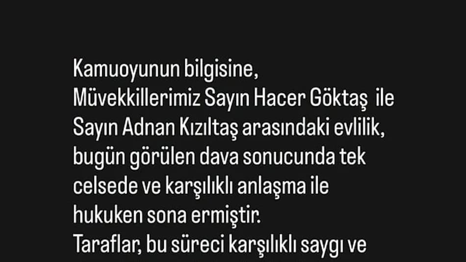Kısmetse Olur’un Adnan Kızıltaş’ı Hacer Göktaş’tan boşandı