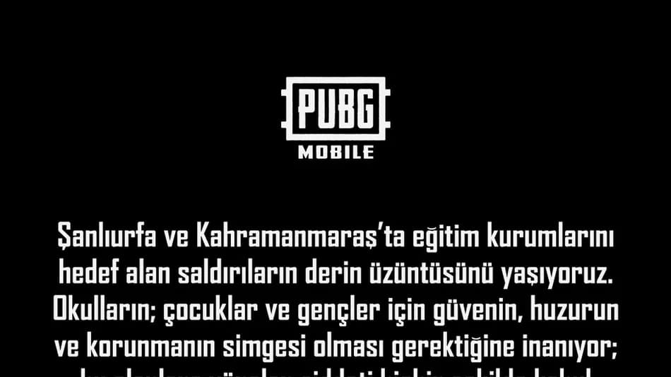 PUBG Mobile'dan okul saldırıları sonrası açıklama