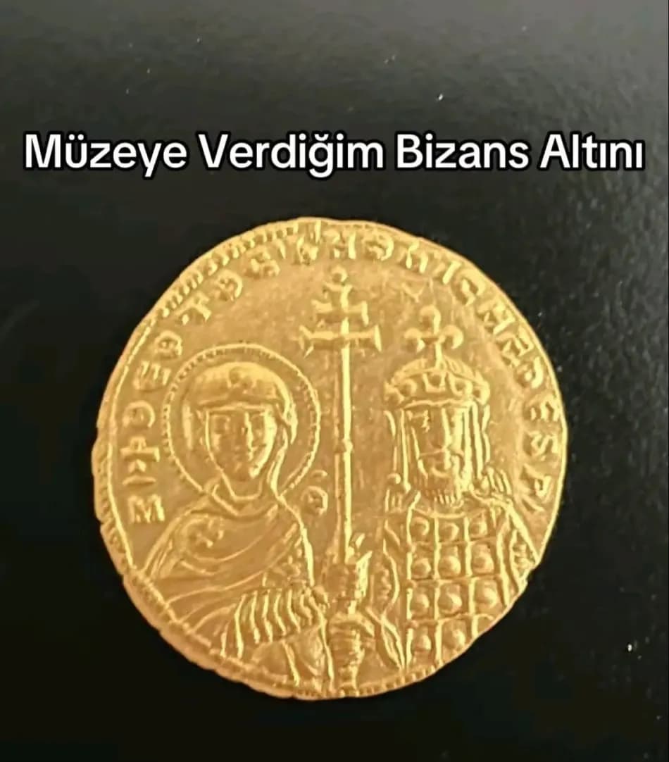 İzmir’de bulduğu Bizans sikkesini müzeye teslim eden vatandaşa 5 bin lira ödendi