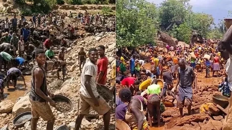 Kenya’da Kaybolan Keçisini Ararken Altın Buldu