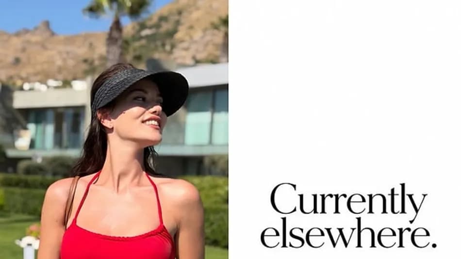 Fahriye Evcen’in Tatil Paylaşımı Düğün Tartışmasını Büyüttü
