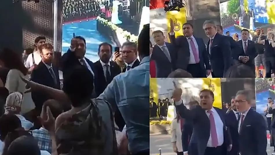 İstanbul Erkek Lisesi Mezuniyetinde Müdüre Protesto