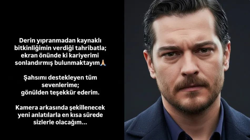 Çağatay Ulusoy'un oyunculuğu bıraktığı iddiasının asılsız olduğu ortaya çıktı