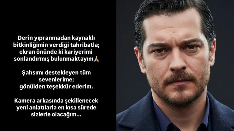 Çağatay Ulusoy'un oyunculuğu bıraktığı iddiasının asılsız olduğu ortaya çıktı