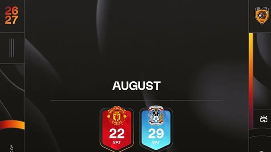Hull City Premier Lig’de İlk Maçta Manchester United ile Oynayacak
