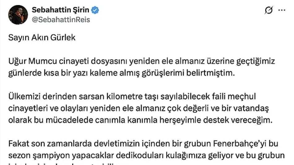 ultrAslan lideri Sebahattin Şirin gözaltına alındı
