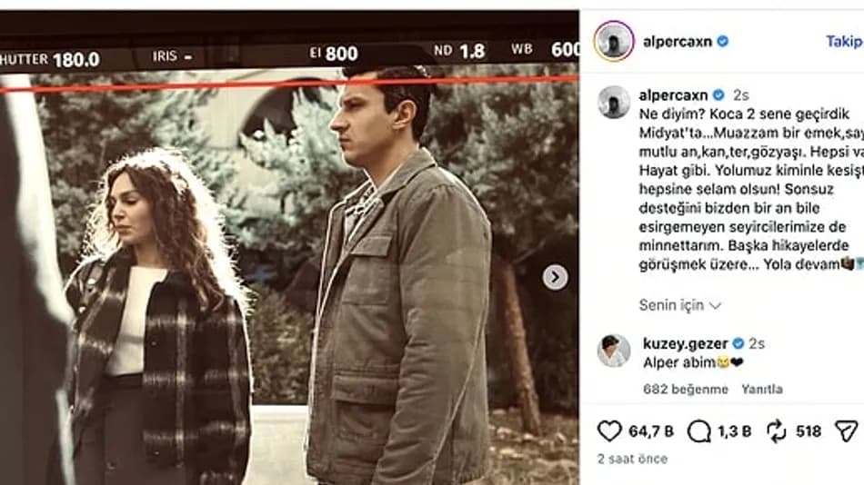 Uzak Şehir’den ayrılan Alper Çankaya’dan veda paylaşımı