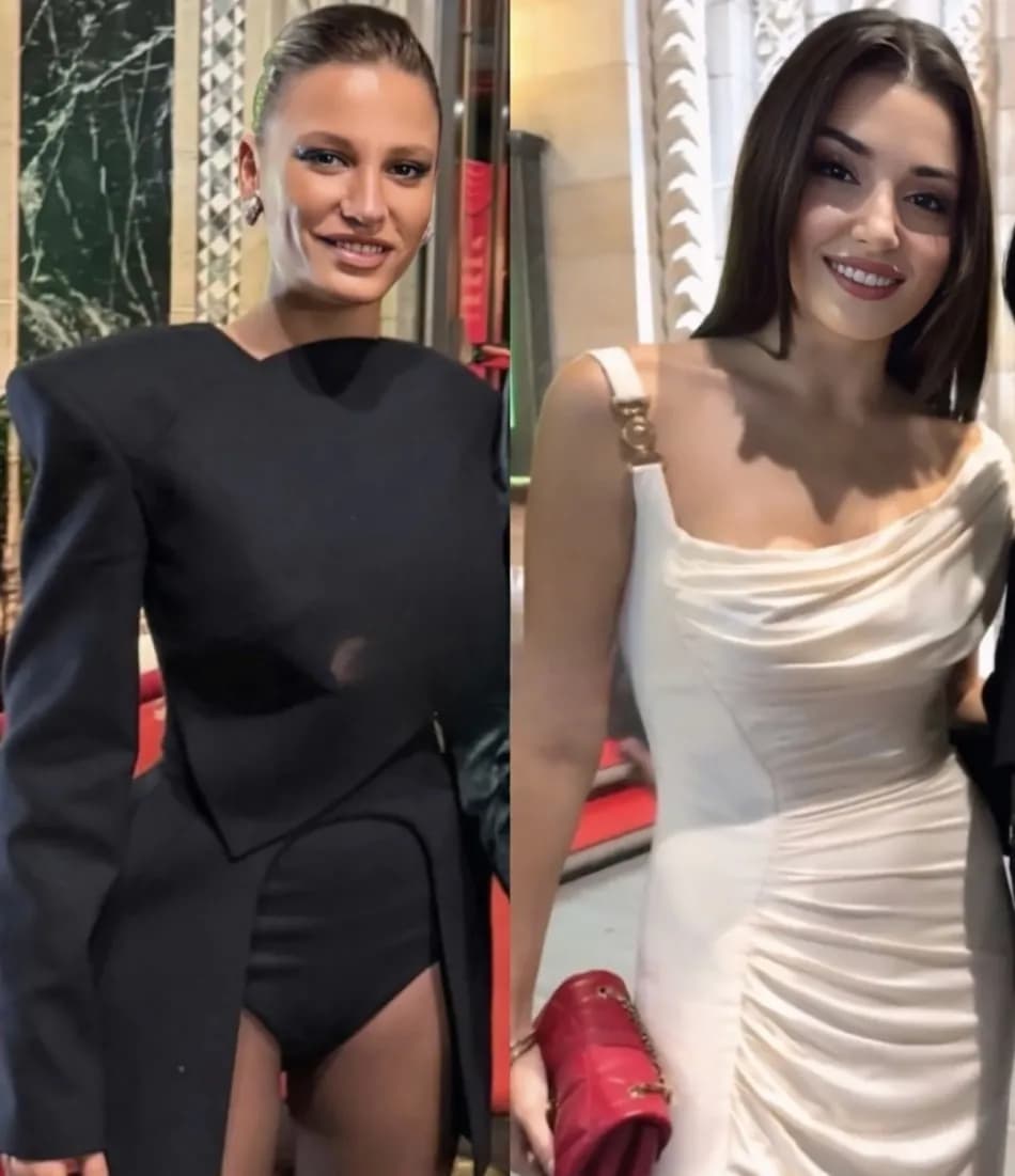 Hande Erçel ile Serenay Sarıkaya arasında defile krizi yaşandığı iddia edildi
