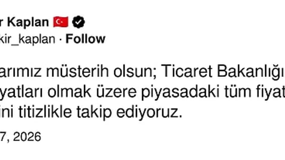 Ticaret Bakanlığı DOA Sonrası İçecek Zamlarını İncelemeye Aldı