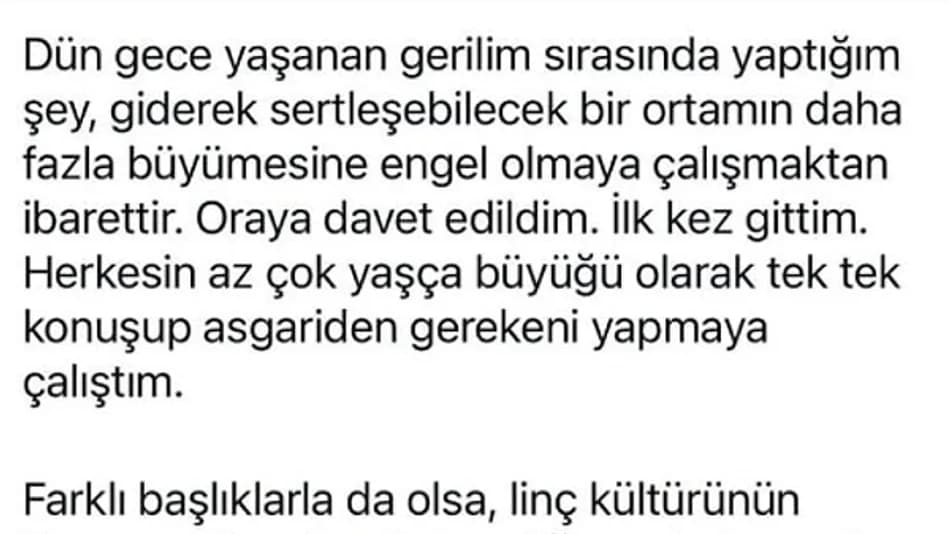 Mehmet Aslantuğ’dan Ozan Güven Protestosu Açıklaması