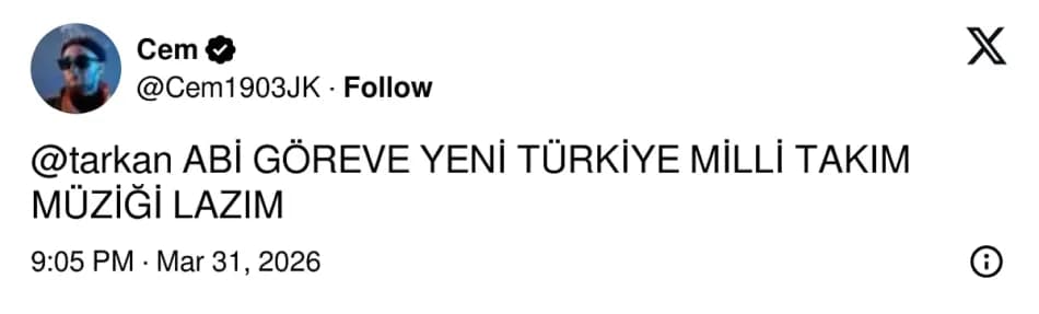 Dünya Kupası'nın ardından sosyal medyada Tarkan çağrısı gündem oldu