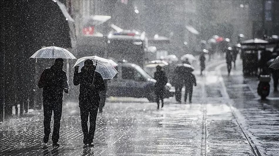 Meteoroloji 7 il için sarı kodlu yağış uyarısı yaptı