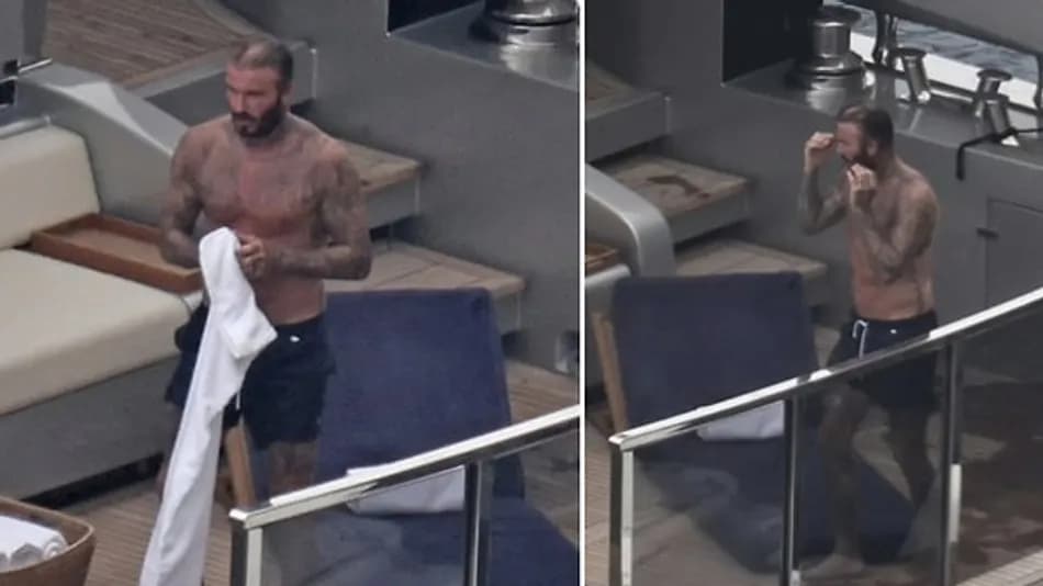David Beckham'ın Ibiza Tatilindeki Son Görünümü Gündem Oldu