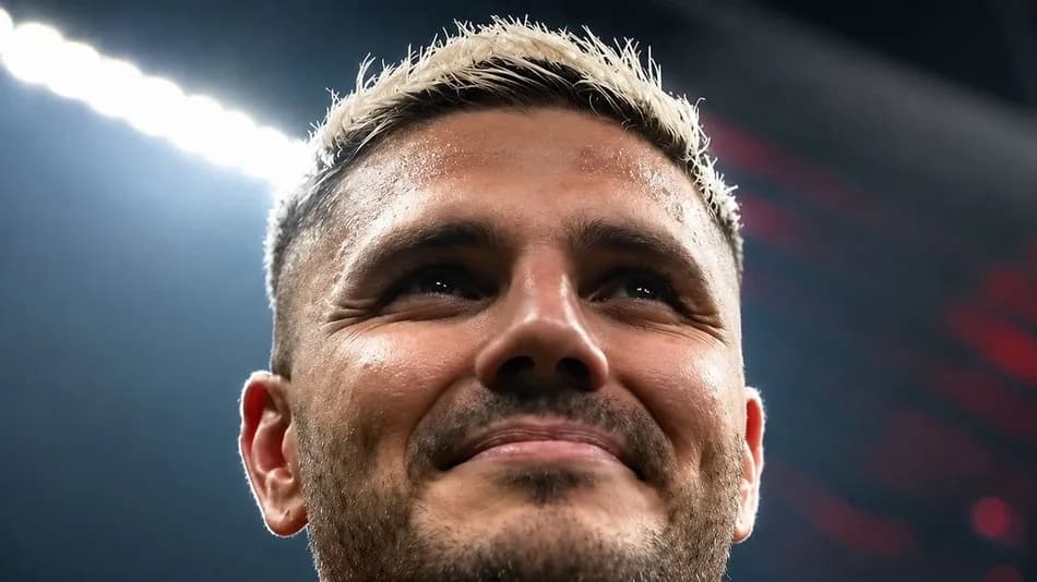 Mauro Icardi, Galatasaray'ın şampiyonluk kutlamalarında gözyaşlarına hakim olamadı