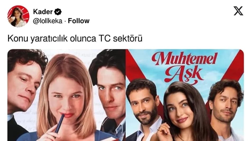 Muhtemel Aşk afişi için ikinci kopya iddiası