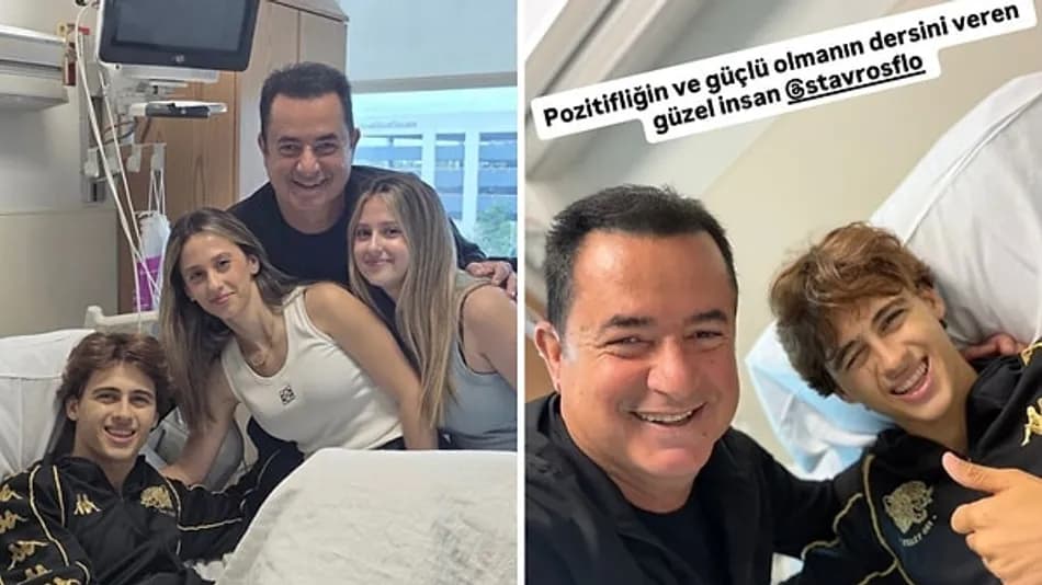 Acun Ilıcalı, Bacağını Kaybeden Stavros Floros’u Ziyaret Etti