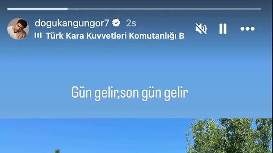 Doğukan Güngör askerlik görevini tamamladı