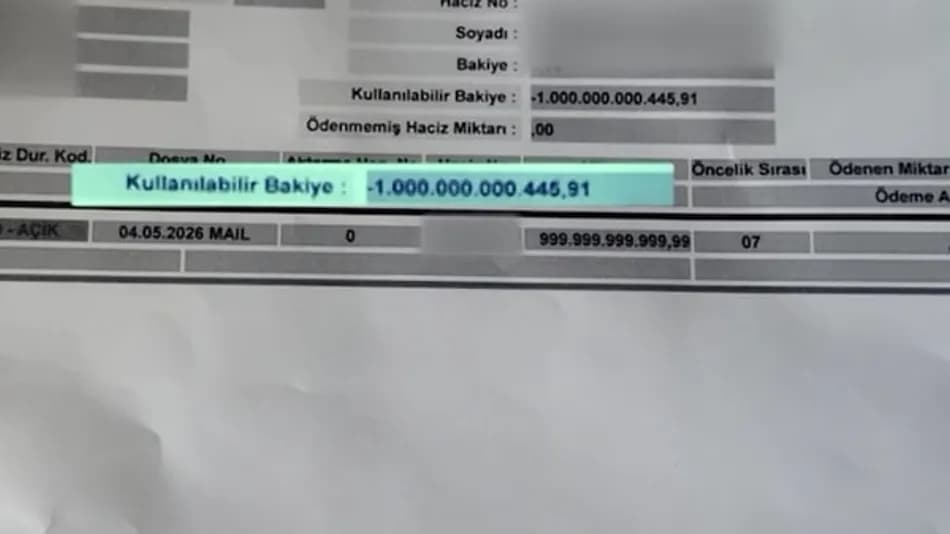 Van’da Bir Kişinin Hesabına 1 Trilyon Lira Geldi